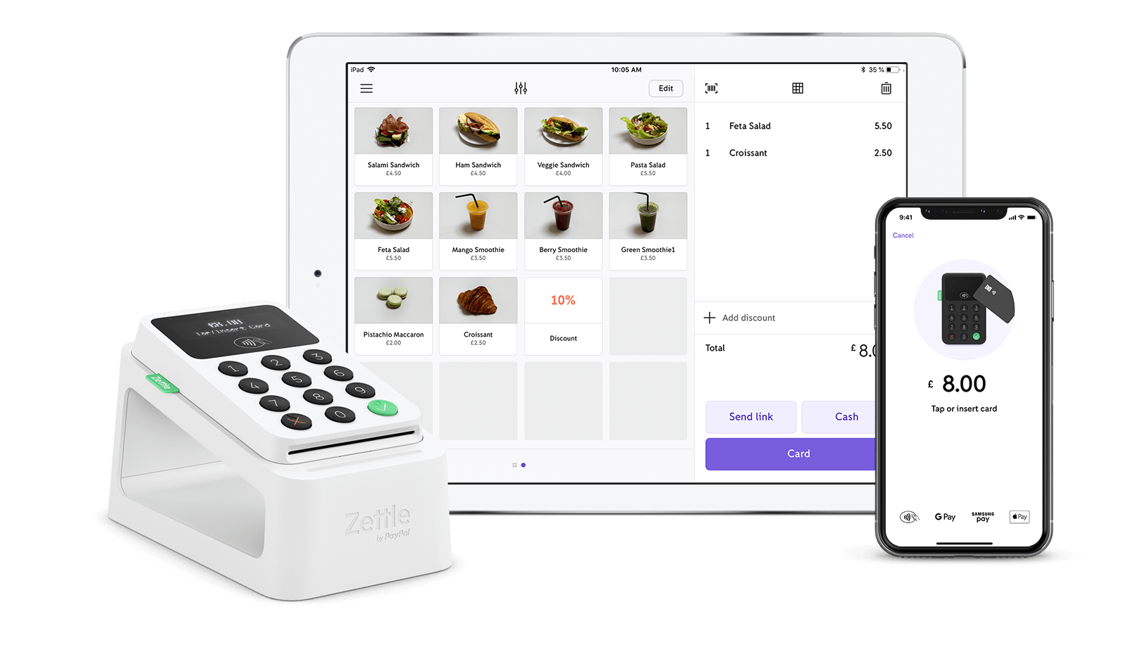 This image tells about Zettle POS