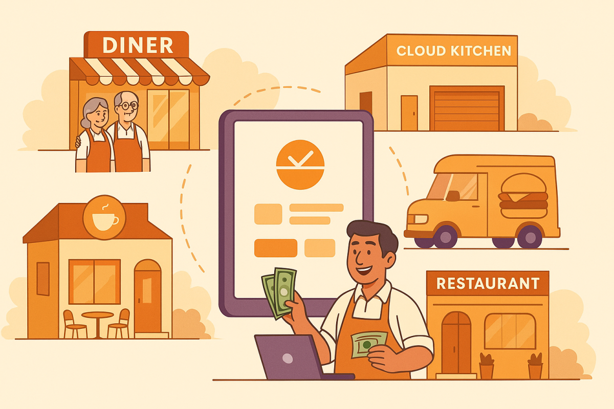 Affordable and scalable for all types of restaurants