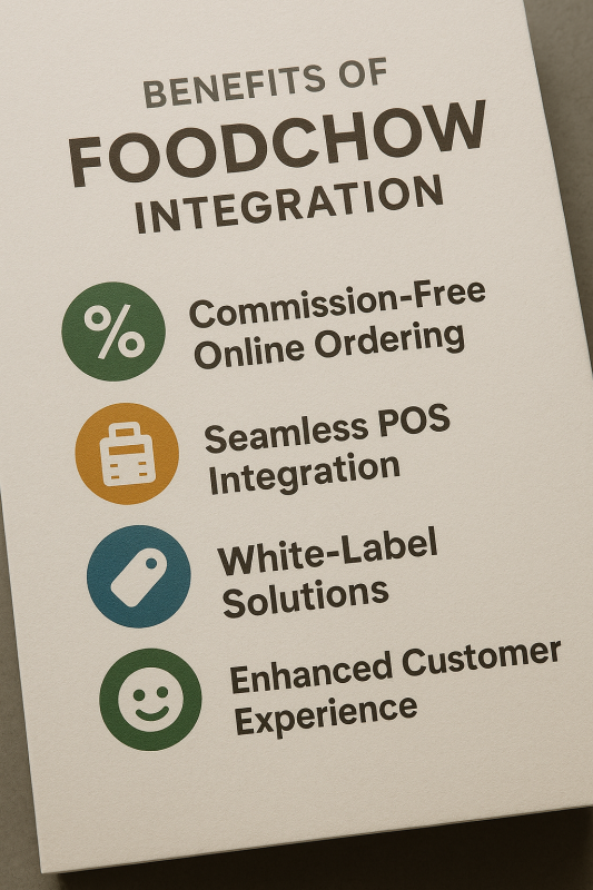Benefits of FoodChow Integration