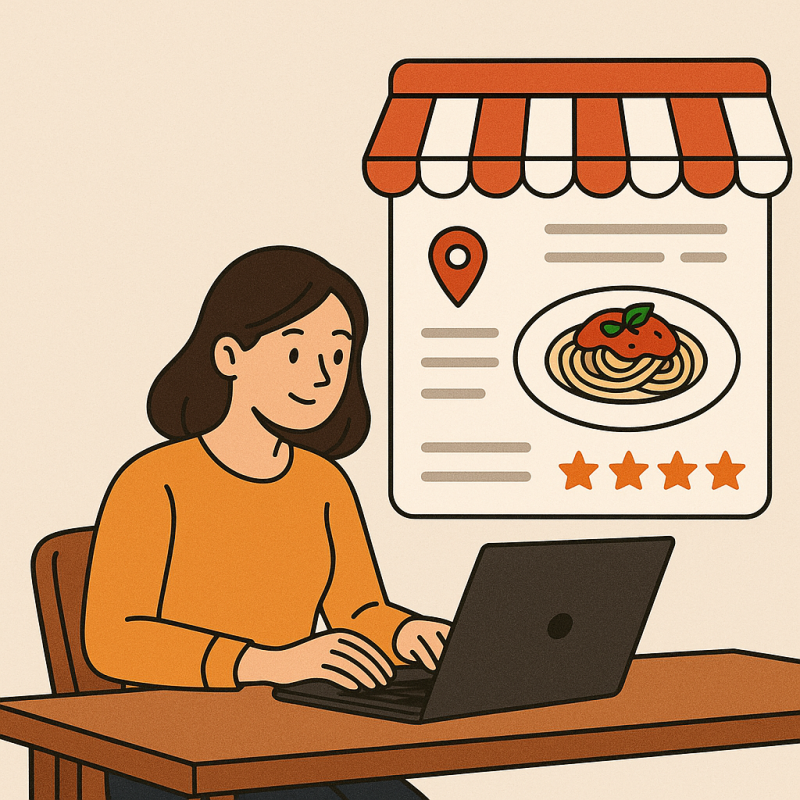 Helping restaurants build an online presence