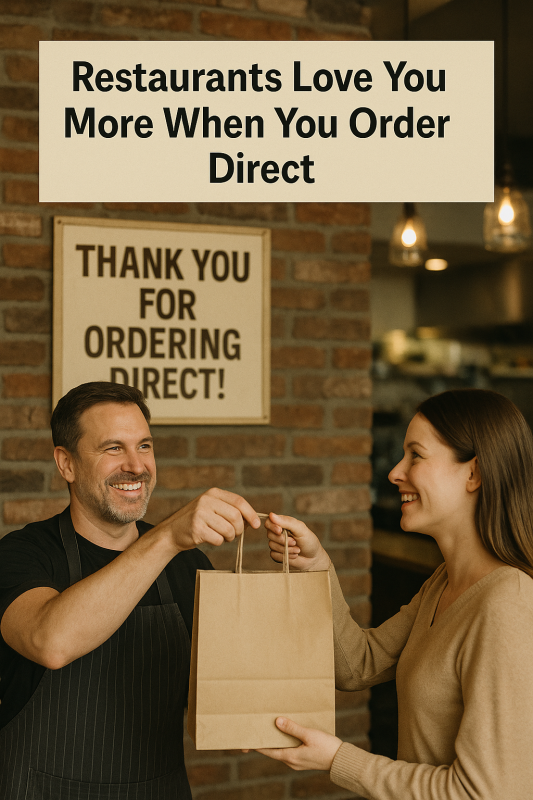 Restaurants Love You More When You Order Directly.