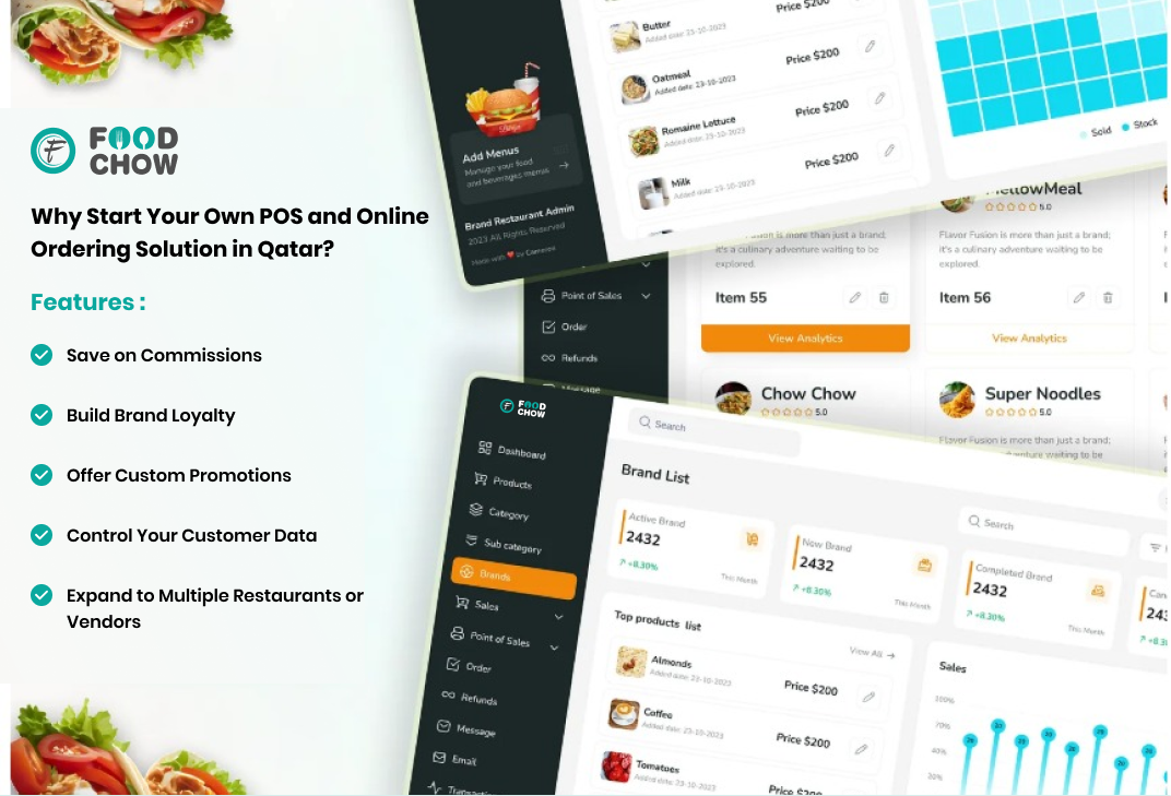 Start Your Own POS and online ordering solution in qatar