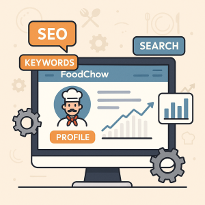 optimizing foodchow profile with seo