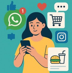 whatsapp and social media ordering