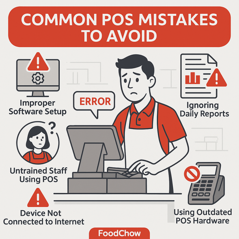 Common POS Mistakes to Avoid - FOODCHOW