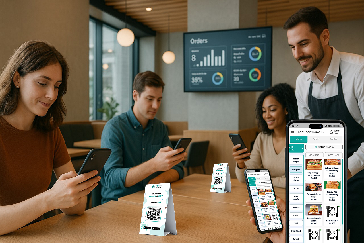 Ideal Solution for Contactless Ordering - FOODCHOW