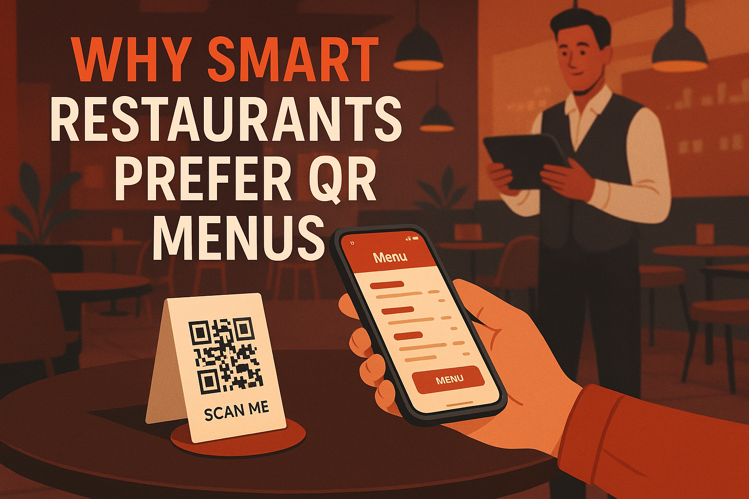 Why Smart Restaurants Prefer QR Code Menu - FOODCHOW
