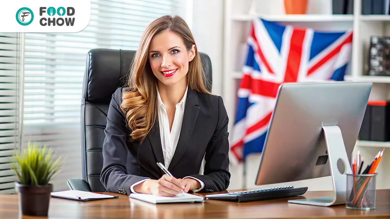 UK professional working at a desk, representing low-risk business opportunities and modern entrepreneurship in the United Kingdom