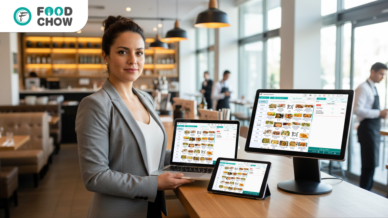FoodChow White Label POS System for Restaurants on Android, iOS, and Windows - Seamless and Customizable Solution