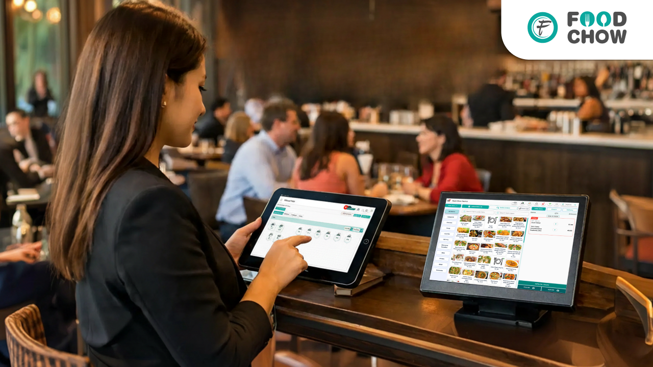 FoodChow Table Reservation System Interface for Seamless Online Booking and Efficient Restaurant Management